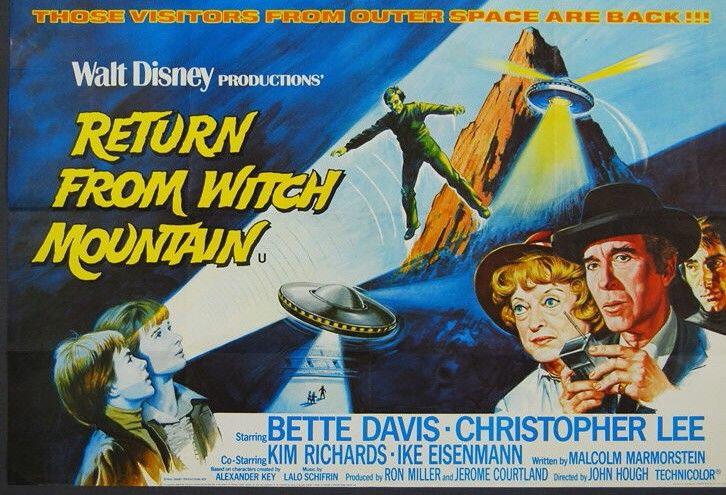 space1970: RETURN FROM WITCH MOUNTAIN (1978) Poster Art
